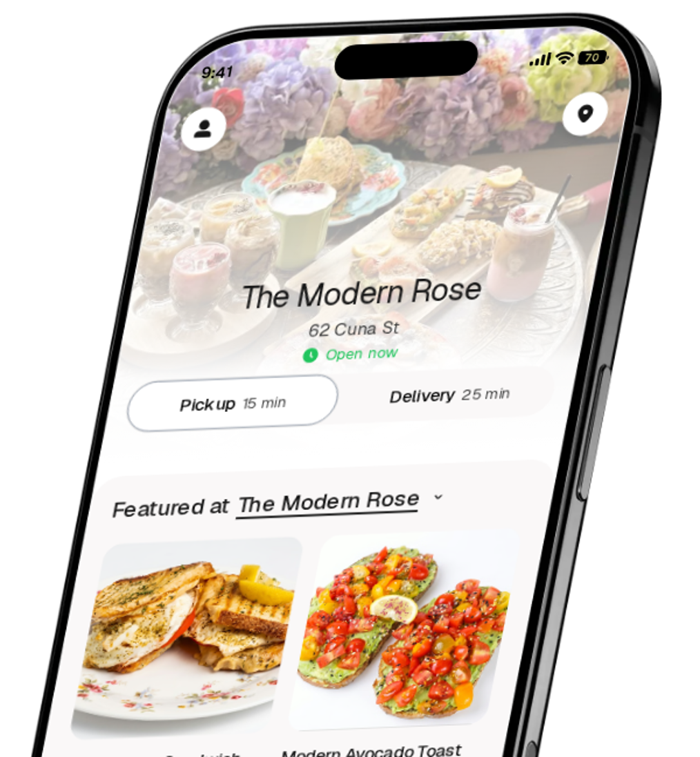 The Modern Rose app preview