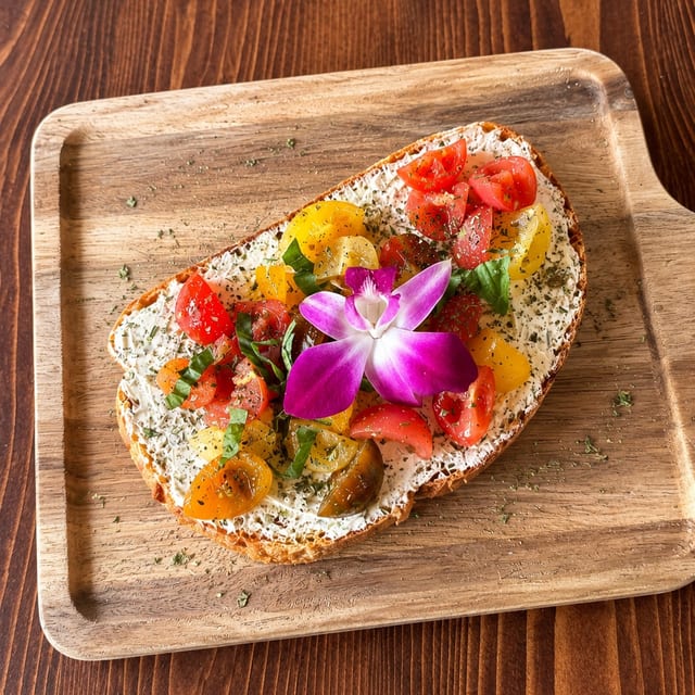 Vegan French Bruschetta.