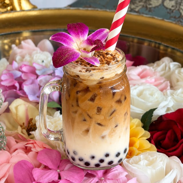 Brown Butter Macchiato Boba.