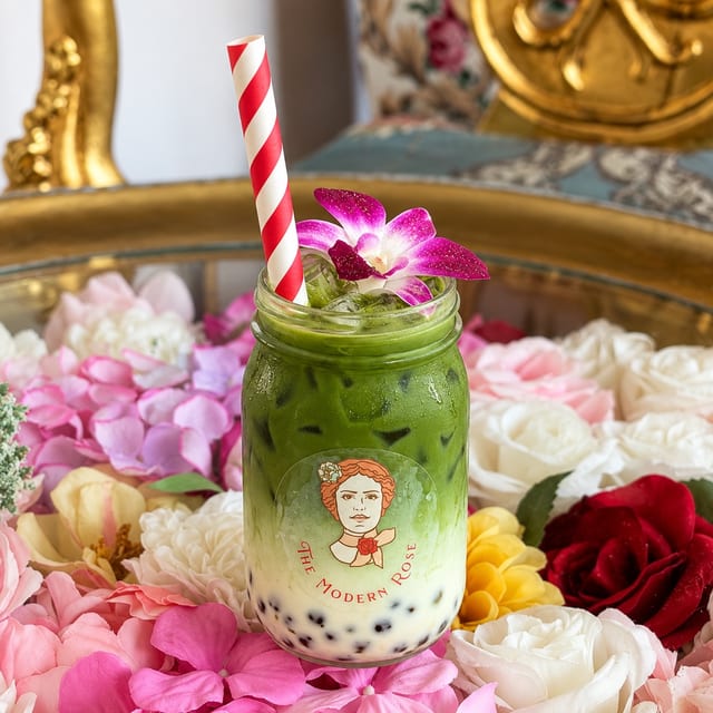Modern Matcha Boba.