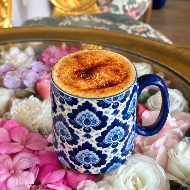 Caramel Creme Brulee.