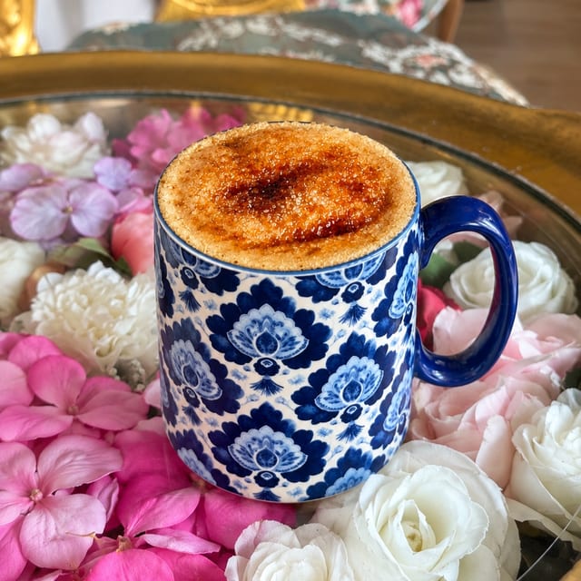 Caramel Creme Brulee.